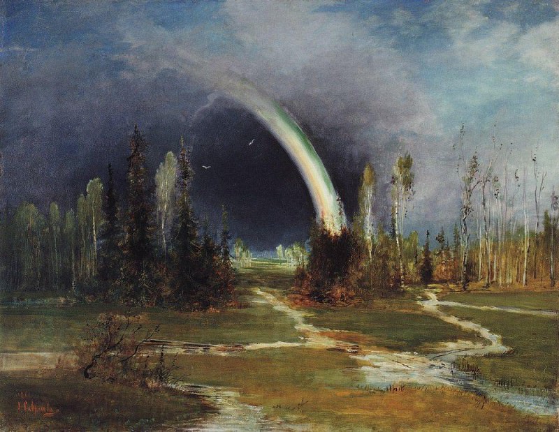 Пейзаж с радугой. 1881. Алексей Кондратьевич Саврасов