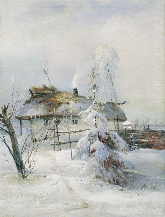 Winter. 1873. Alexey Kondratievich Savrasov