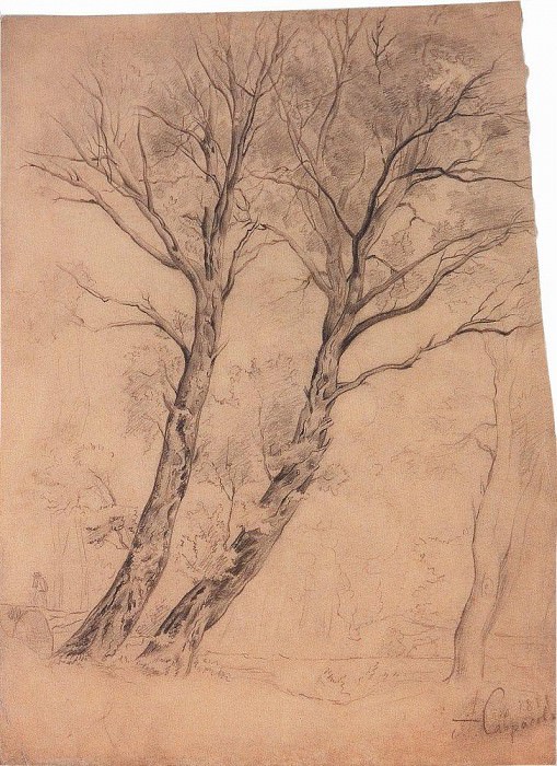 Деревья. 1850-е. Алексей Кондратьевич Саврасов