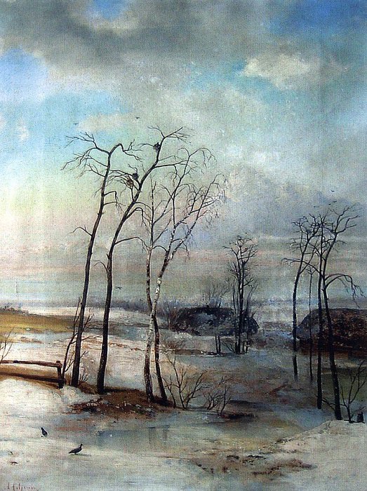 breath of spring. 1890. Alexey Kondratievich Savrasov