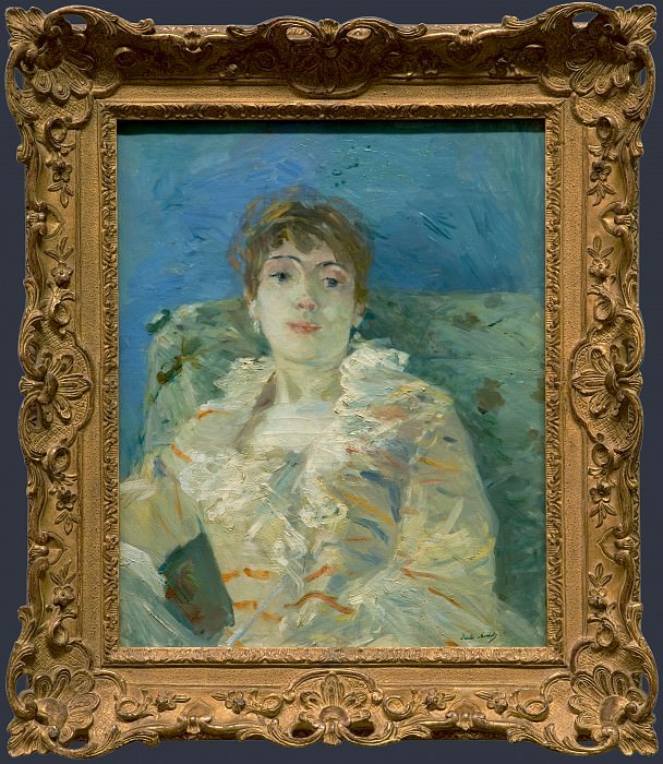 Berthe Morisot - Girl on a Divan. Part 1 National Gallery UK
