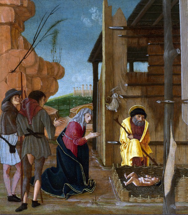 Bernardino Butinone – The Adoration of the Shepherds, Part 1 National Gallery UK