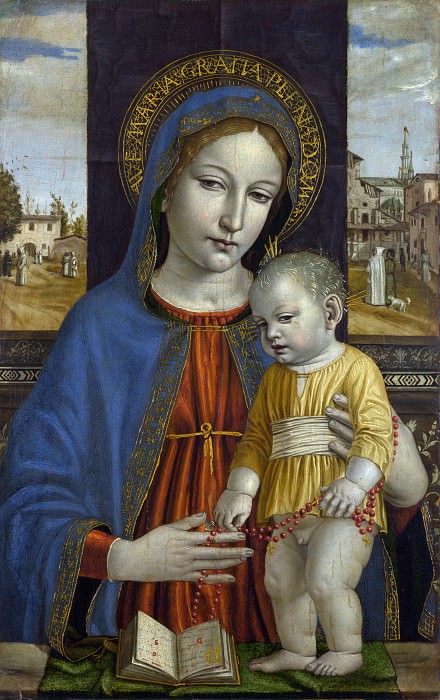 Ambrogio Bergognone - The Virgin and Child. Part 1 National Gallery UK