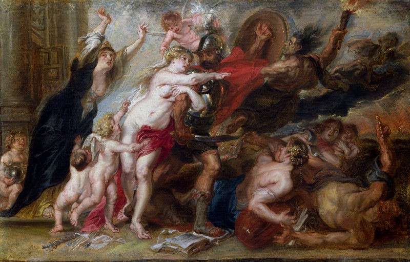 After Peter Paul Rubens - The Horrors of War. Part 1 National Gallery UK