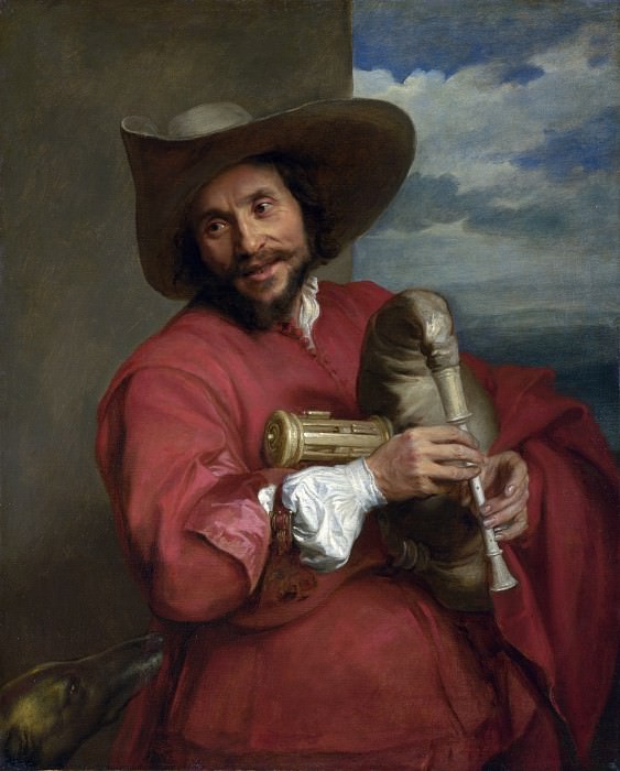 Anthony van Dyck - Portrait of Francois Langlois. Part 1 National Gallery UK