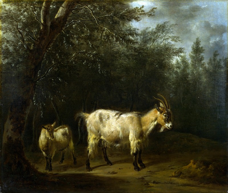 Адриан ван де Вельде - Козел и козленок. Часть 1 Национальная галерея