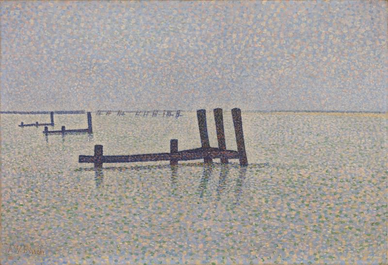 Alfred William Finch - The Channel at Nieuport. Part 1 National Gallery UK