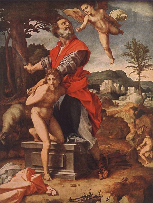 The Sacrifice of Abraham WGA. Андреа дель Сарто