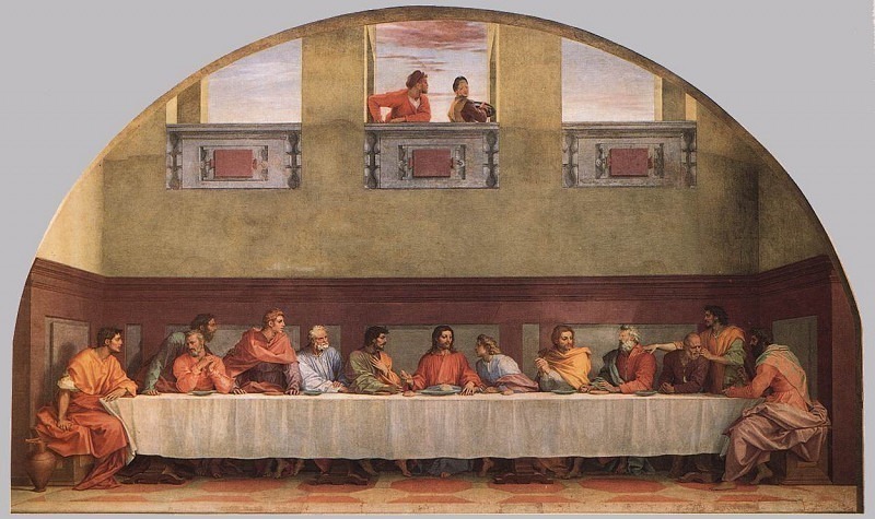 The Last Supper. Andrea del Sarto