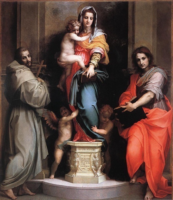 Madonna of the Harpies. Andrea del Sarto