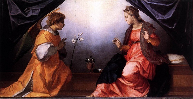 Annunciation. Andrea del Sarto