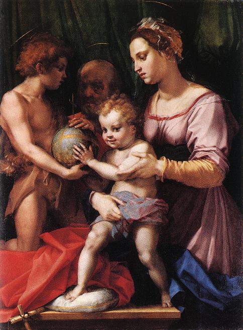 Holy Family Borgherini. Andrea del Sarto
