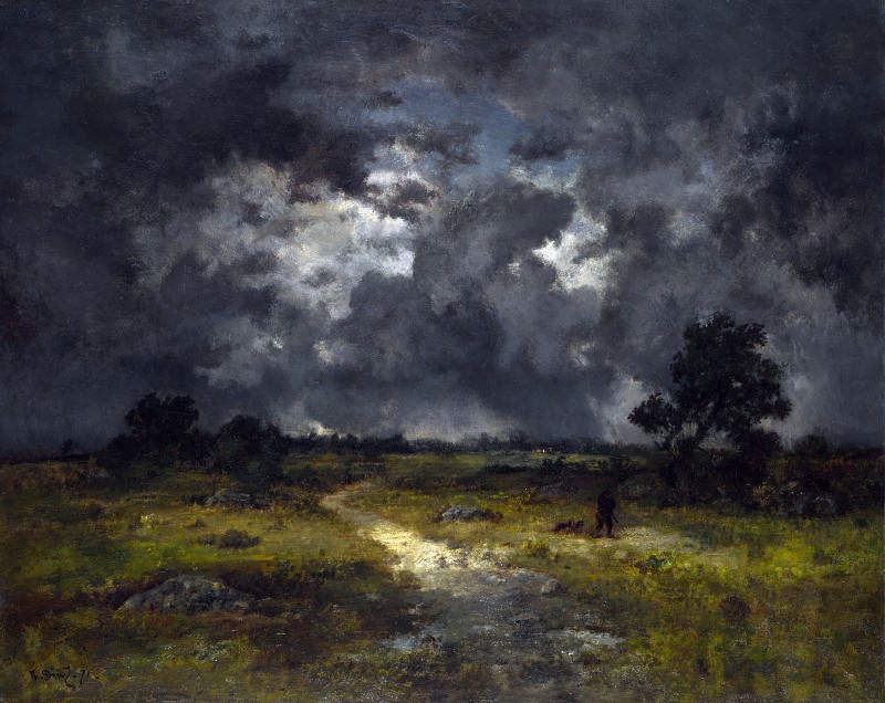 Narcisse Virgilio Diaz de la Pena - The Storm. Part 5 National Gallery UK