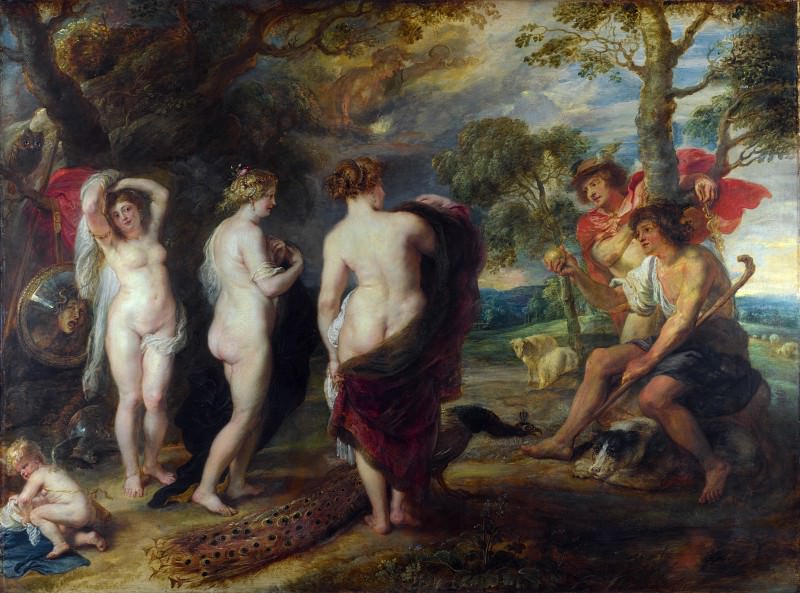 The Judgment of Paris (1636). Peter Paul Rubens