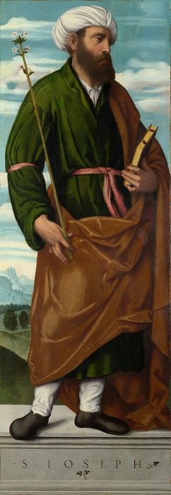 Moretto da Brescia - Saint Joseph. Part 5 National Gallery UK
