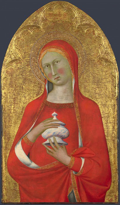 Master of the Palazzo Venezia Madonna - Saint Mary Magdalene. Part 5 National Gallery UK