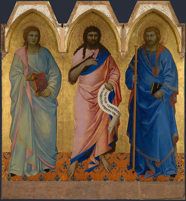 Nardo di Cione - Three Saints. Part 5 National Gallery UK
