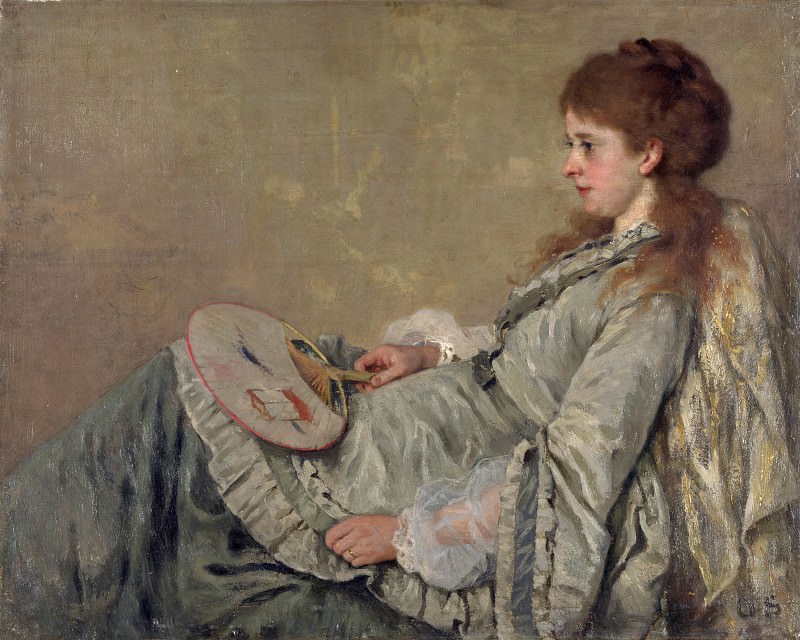Отто Франц Шолдерер - Портрет жены художника. Часть 5 Национальная галерея