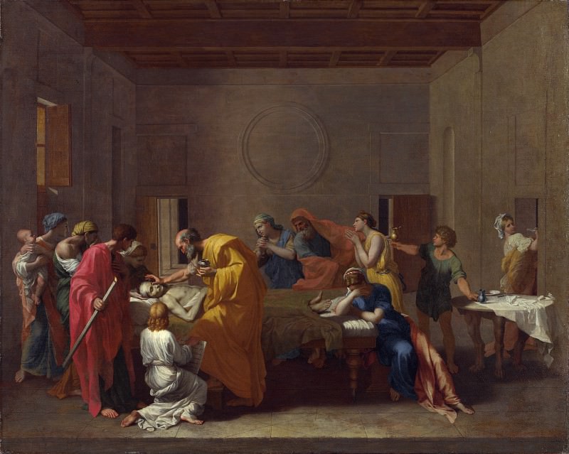 Nicolas Poussin - Extreme Unction. Part 5 National Gallery UK