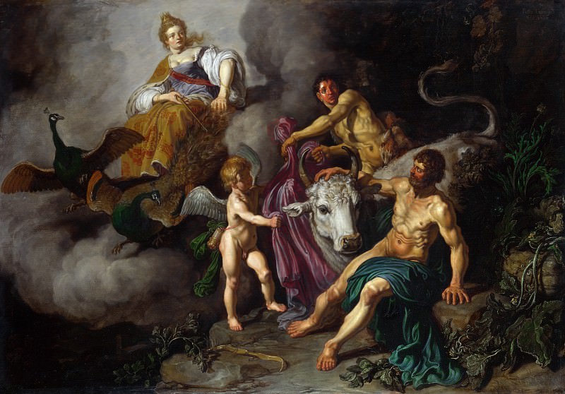 Питер Ластман – Юнона обнаруживает Юпитера с Ио, Часть 5 Национальная галерея