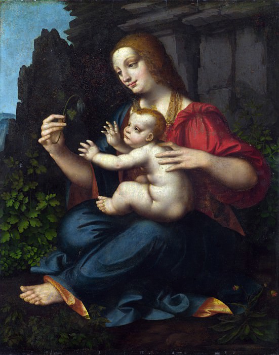 Marco dOggiono - The Virgin and Child. Part 5 National Gallery UK