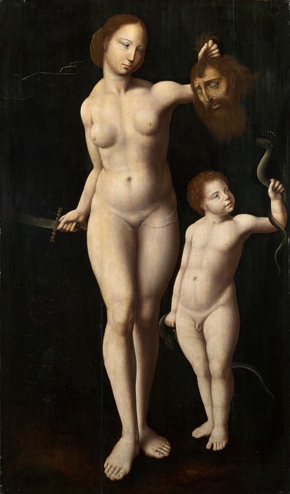 Master of the Mansi Magdalen - Judith and the Infant Hercules. Part 5 National Gallery UK