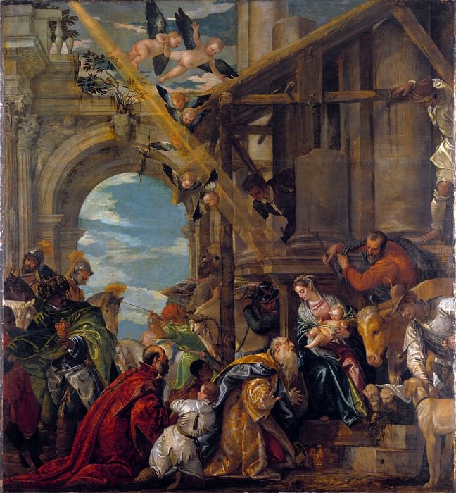 Paolo Veronese - The Adoration of the Kings. Part 5 National Gallery UK