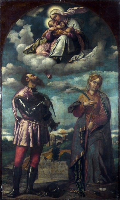 Моретто да Брешиа - Мадонна с Младенцем и святыми. Часть 5 Национальная галерея