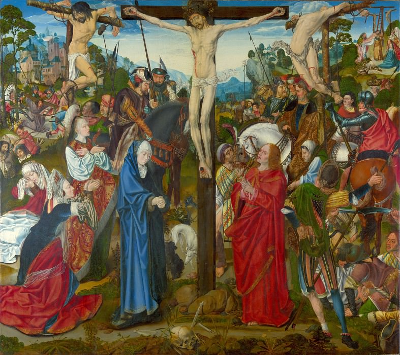 Master of the Aachen Altarpiece - The Crucifixion. Part 5 National Gallery UK