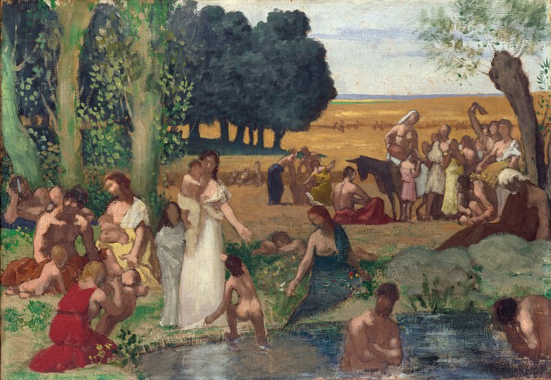 Pierre-Cecile Puvis de Chavannes - Summer. Part 5 National Gallery UK