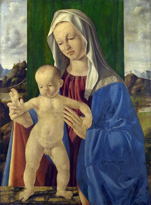 Марко Базаити - Мадонна с Младенцем. Часть 5 Национальная галерея