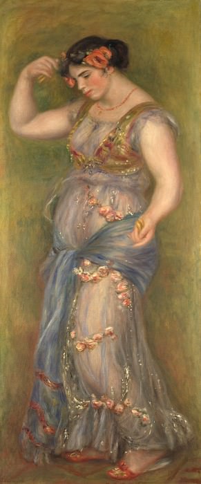 Pierre-Auguste Renoir - Dancing Girl with Castanets. Part 5 National Gallery UK