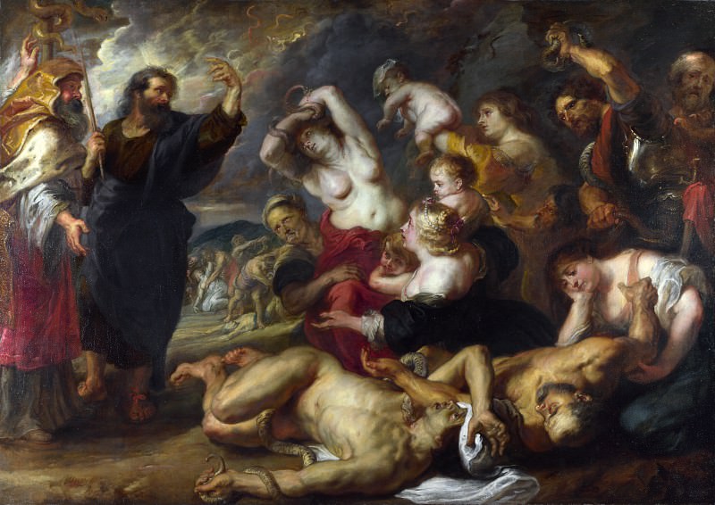 Peter Paul Rubens - The Brazen Serpent. Part 5 National Gallery UK