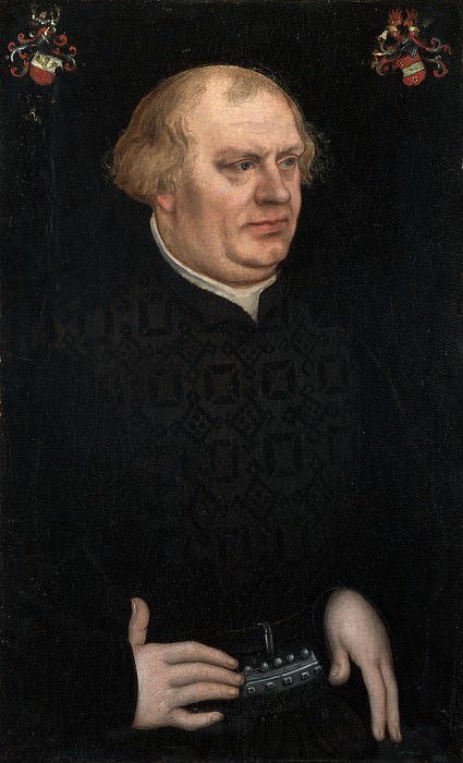 Лукас Кранах Старший - Мужской портрет (Иоганн Файге?). Часть 5 Национальная галерея