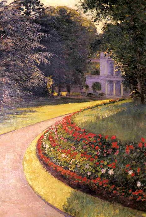 The Park at Yerres. Gustave Caillebotte
