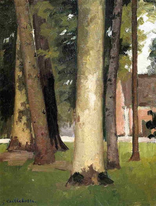 Yerres, Through the Grove, the Ornamental Farm. Gustave Caillebotte