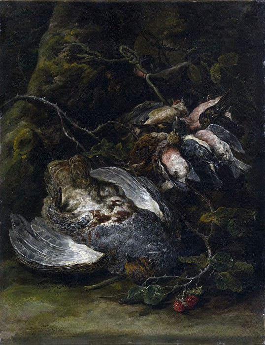 Jan Fyt - A Partridge and Small Game Birds. Metropolitan Museum: part 1