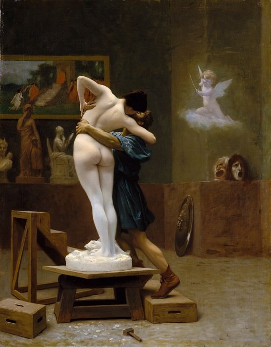Jean-Léon Gérôme - Pygmalion and Galatea. Metropolitan Museum: part 1