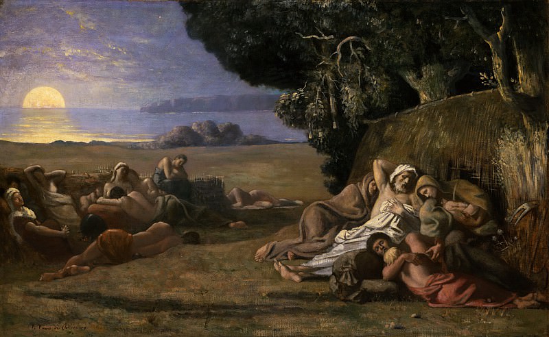 Pierre Puvis de Chavannes - Sleep. Metropolitan Museum: part 1