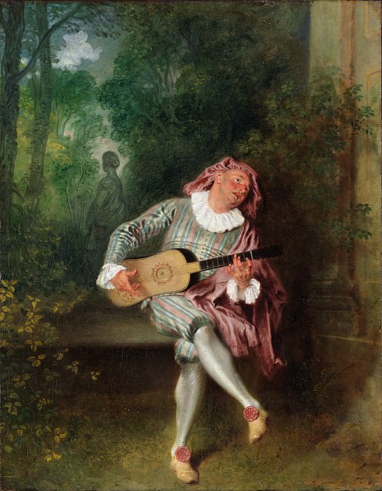 Antoine Watteau - Mezzetin. Metropolitan Museum: part 1
