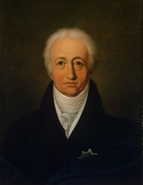 Yageman, Ferdinand. Portrait of Johann Wolfgang von Goethe. Hermitage ~ part 13