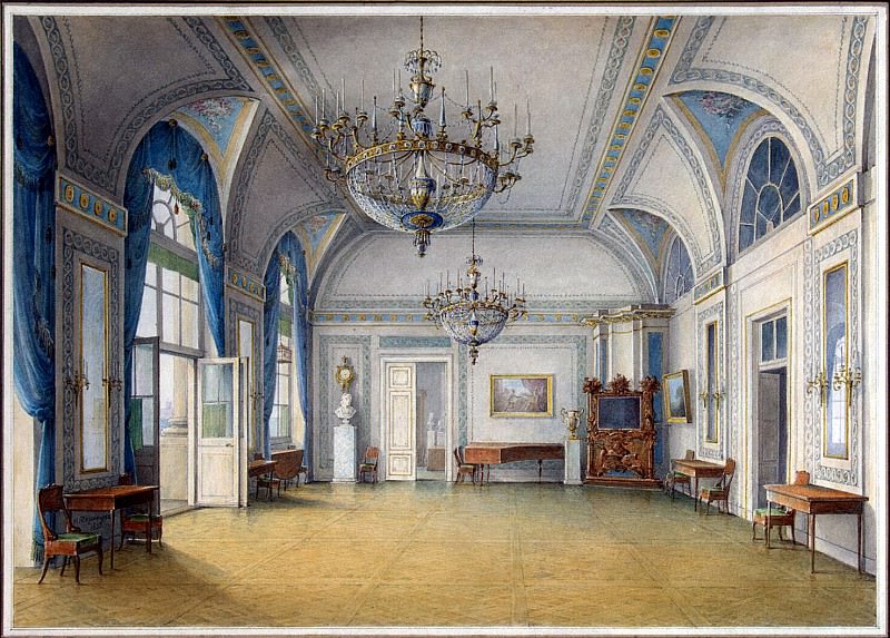 Chernetsov Nikanor Grigorievich. Types of rooms in the Winter Palace. Admission of Alexander II. Hermitage ~ part 13