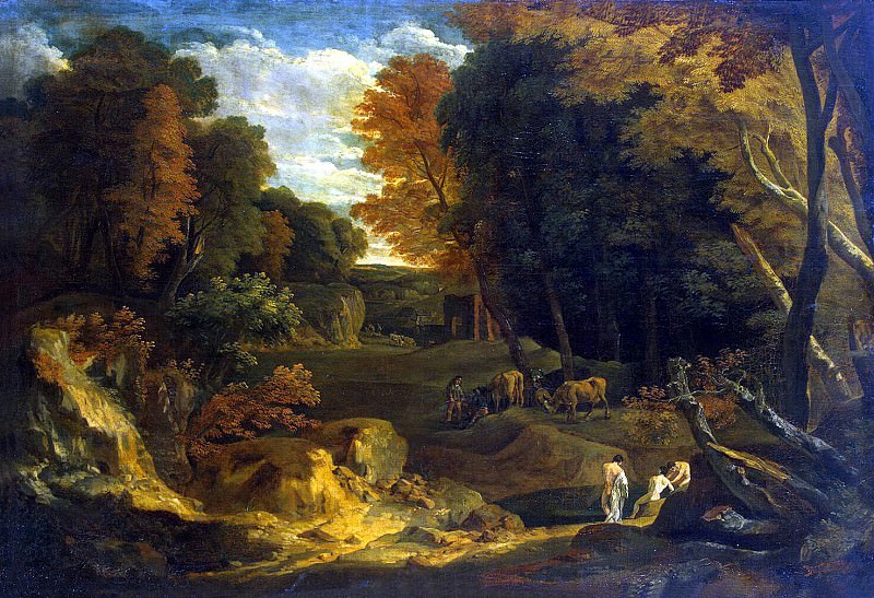 Heysmans, Cornelis. Forest Landscape with a River. Hermitage ~ part 13