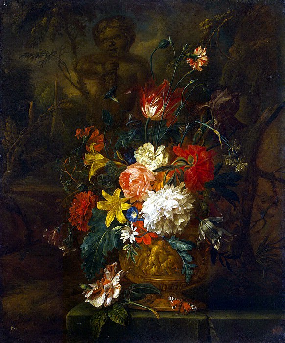 Huysum, Justus van. Flowers. Hermitage ~ part 13