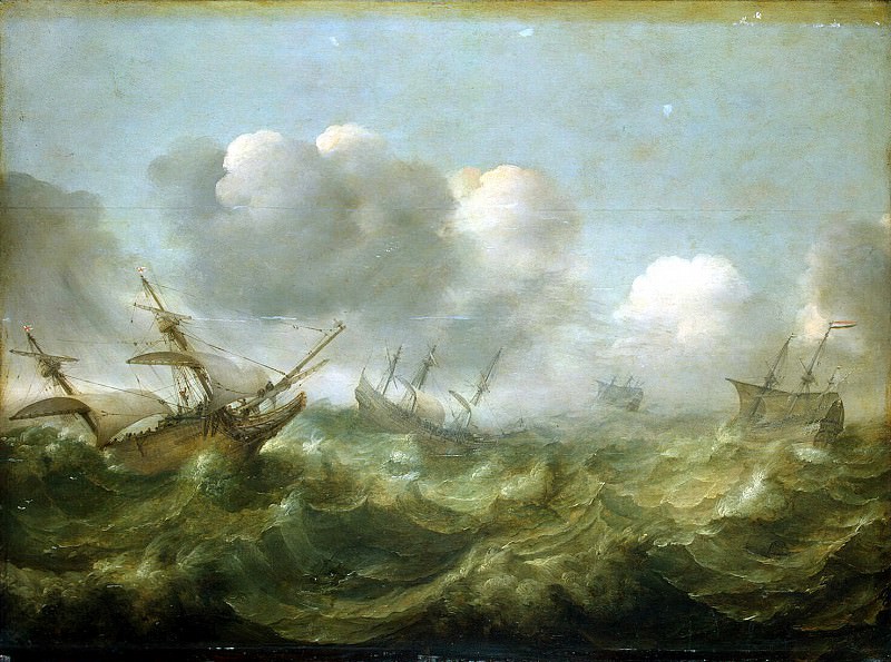 Villarts, Abraham - Stormy Sea. Hermitage ~ part 03