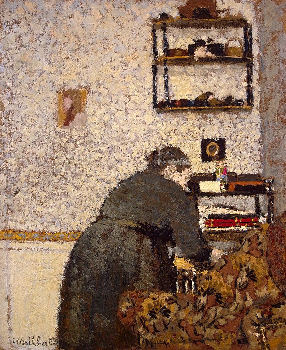 Vuillard, Jean Edouard - Old Woman in Interior. Hermitage ~ part 03