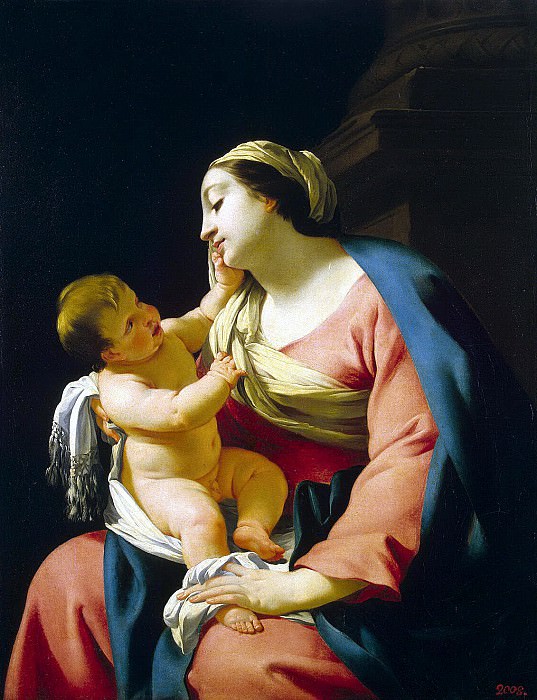 Vouet, Simone - Madonna with Child. Hermitage ~ part 03