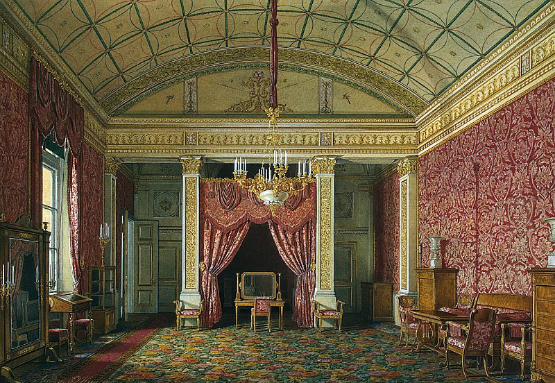 Hau Edward Petrovich - Types of rooms of the Winter Palace. The first half of the spare. Bedroom conducted. book. Maria Nikolaevna. Hermitage ~ part 03