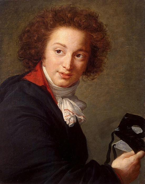 Vigee-Lebrun, Elisabeth-Louise - Portrait of Count Grigory Ivanovich Chernyshev with a mask in hand. Hermitage ~ part 03