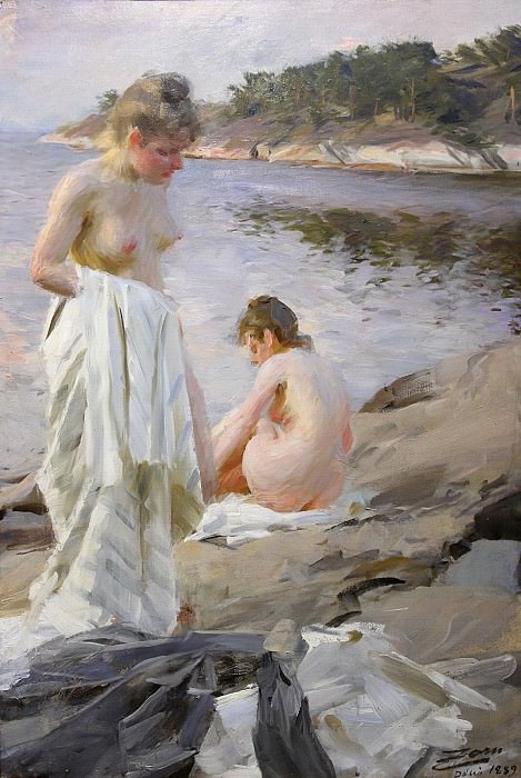 The bathers. Anders Zorn